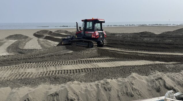 砂押工事について